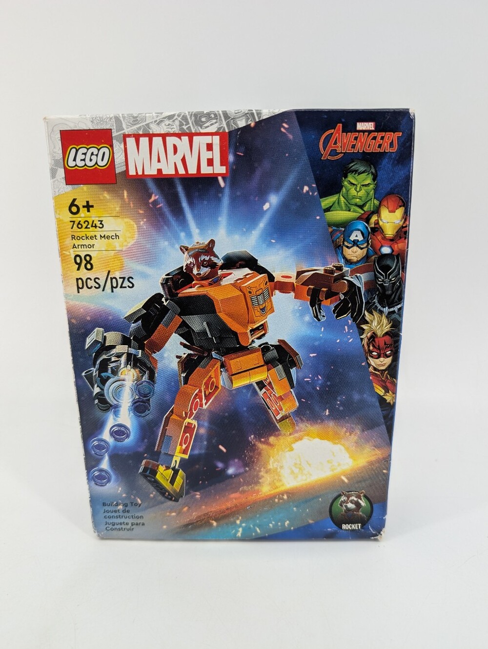 Lego Marvel Rocket Mech Armor 76243 War Machine Mech Armor 76277 Set Of 2 New - Picture 7 of 10